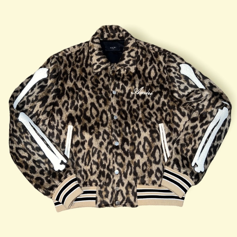 Amiri Bone Varsity Jacket